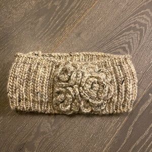 Knitted winter headband